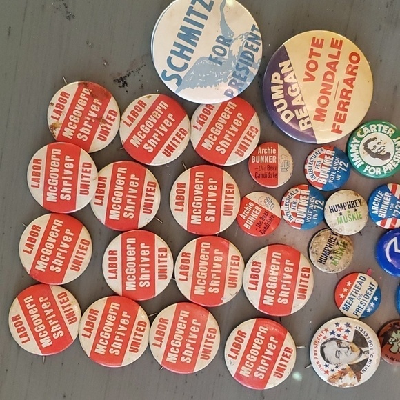 Vintage Button Lot Nixon McGovern Shriver and more - Picture 3 of 3